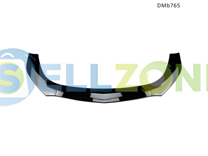 Μαύρη αεροτομή για μπροστινό προφυλακτήρα Mercedes A W177 AMG 2018-2022 - DMb765